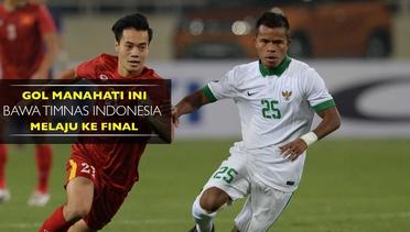 Gol Manahati Lestusen Bawa Timnas Indonesia Melaju ke Final Piala AFF 2016