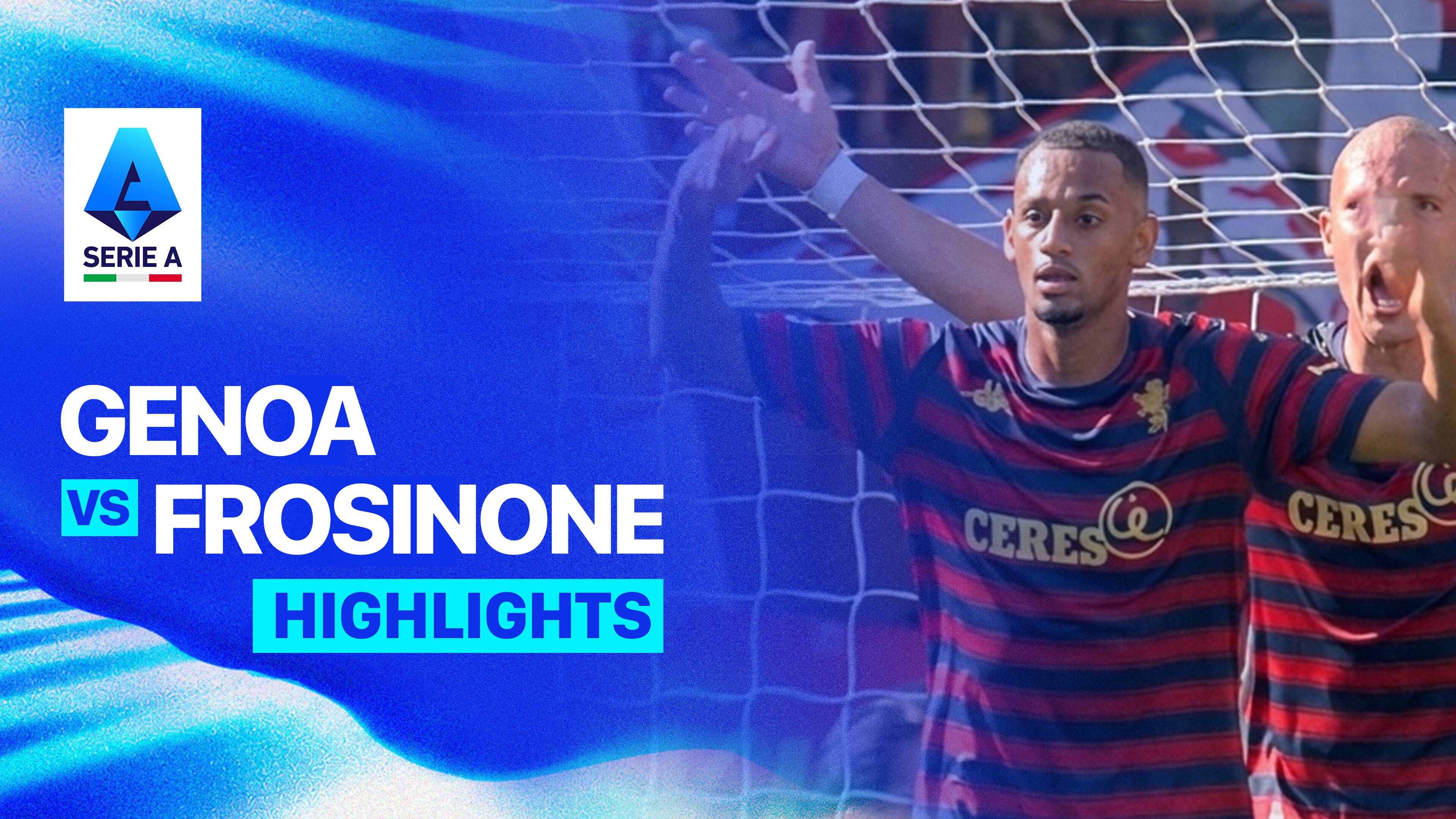 Genoa CFC vs Frosinone Calcio