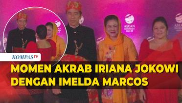 Momen Iriana Jokowi Joget saat Sambut Imelda Marcos di Gala Dinner KTT ke-43 ASEAN