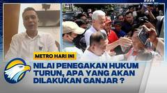 Nilai Penegakan Hukum Turun, Apa Yang Akan Dilakukan Ganjar?