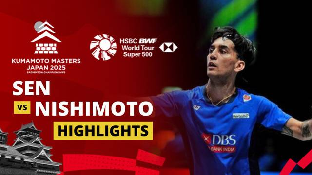 Lakshya Sen (IND) vs Kenta Nishimoto (JPN) - Highlight | Kumamoto Masters Japan 2025