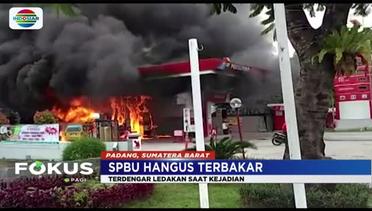 Video Rekaman Detik-Detik SPBU Terbakar di Padang - Fokus Pagi