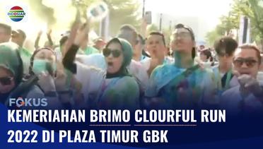 Rangkul Komunitas, BRI Gelar Event BRImo Colourful Run 2022 di Plaza Timur GBK | Fokus
