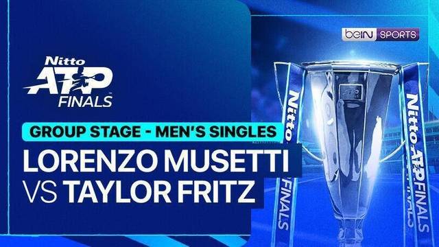 Lorenzo Musetti vs Taylor Fritz - Full Match | Nitto ATP Finals 2025