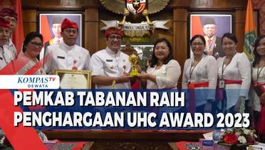 Pemkab Tabanan Raih Penghargaan UHC Award 2023
