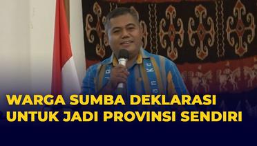 Warga Sumba Deklarasi untuk Jadikan Sumba Provinsi Sendiri