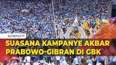Begini Suasana Kampanye Akbar Prabowo-Gibran di GBK