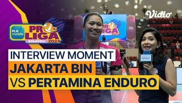 Wawancara Pasca Pertandingan | Final Four Putri: Jakarta BIN vs Jakarta Pertamina Enduro | PLN Mobile Proliga 2024