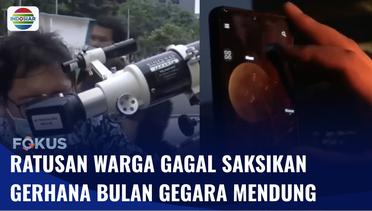 Pantau Gerhana Bulan Total di Planetarium Jakarta, Ratusan Warga Kecewa karena Awan Mendung | Fokus