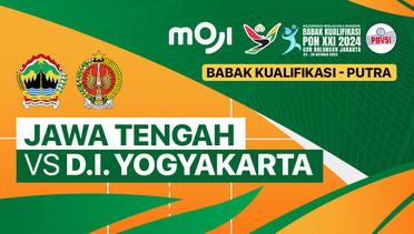 Putra: Jawa Tengah vs D.I. Yogyakarta - Full Match | Babak Kualifikasi PON XXI Bola Voli