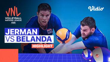 Match Highlights | Jerman vs Belanda | Men's Volleyball Nations League 2022