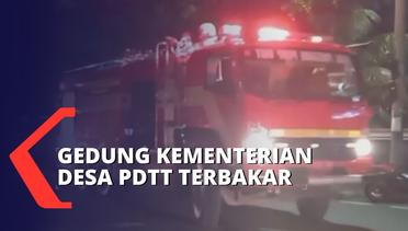 Gedung Kementerian Desa PDTT di Kalibata Terbakar, 2 Orang Pegawai Pingsan!