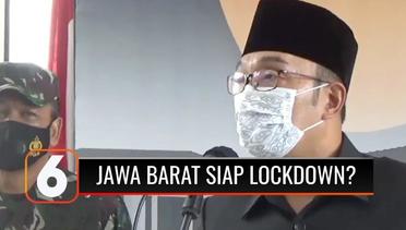 Wagub Jawa Barat Usul Lockdown karena Covid-19 Melonjak, Ridwan Kamil: Tunggu Kewenangan Pusat | Liputan 6