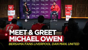 Michael Owen Menyapa Fans Liverpool dan MU di Jakarta
