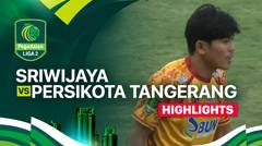 Sriwijaya vs Persikota Tangerang - Highlights | Pegadaian Liga 2 2024/25