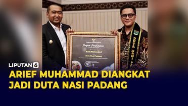 Diangkat Jadi Duta Nasi Padang, Arief Muhammad: Bangga dan Terharu