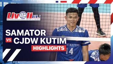 Putra: Samator vs CJDW KUTIM - Babak 8 Besar - Highlights | Livoli Divisi 1 2024