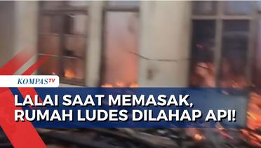 Lalai saat Memasak, Rumah Milik Lansia 75 Tahun di Karangasem Bali Ludes Dilahap Api!