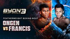 Ongen Saknosiwi vs Jay Francis - Full Match | Featherweight Boxing Bout | Byon Combat Showbiz Vol.3