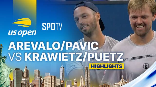 M.Arevalo (SLV)/M.Pavic (CRO) vs K.Krawietz/T.Puetz (GER) - Highlights | US Open Tennis Championships 2024 - Men's Doubles Semifinal
