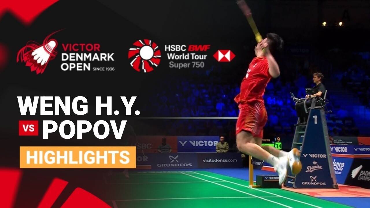 Weng Hong Yang (CHN) vs Christo Popov (FRA) - Men's Singles Round of 32 | VICTOR Denmark Open 2026