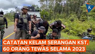 Ulah KST di Tahun 2023, 60 Nyawa Hilang termasuk Anggota TNI-Polri