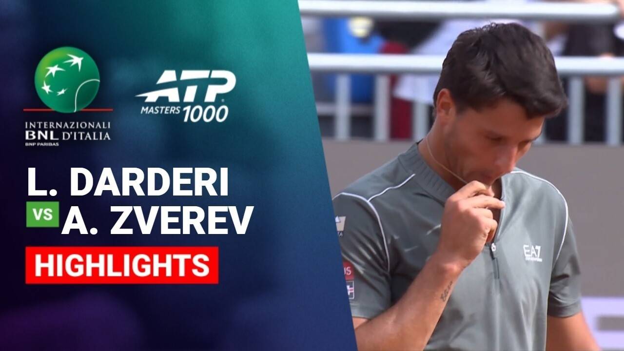 Luciano Darderi vs Alexander Zverev - Round of 16 (BNP Paribas Arena) | ATP 1000: Internazionali BNL d'Italia 2026