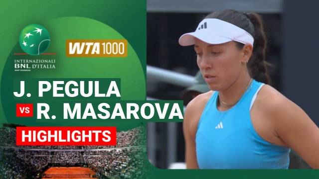 Jessica Pegula vs Rebeka Masarova - Highlight | WTA 1000: Internazionali BNL D'Italia 2026
