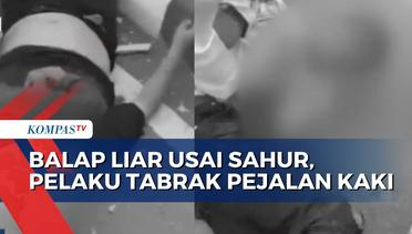 Kecelakaan Balap Liar Usai Sahur di Baubau, Pelaku dan Korban Terluka Langsung Dibawa ke RS