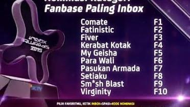 Nominasi Kategori Fanbase Paling Inbox - Inbox Awards 2015