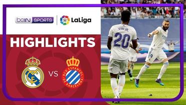 Match Highlights | Real Madrid 4 vs 0 Espanyol | LaLiga Santander 2021/2022