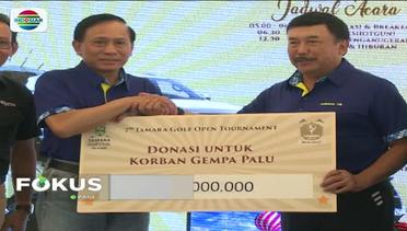 Komunitas Pecinta Golf di Bogor Sumbang Bantuan untuk Korban Gempa Sulteng Lewat YPAPK - Fokus Pagi