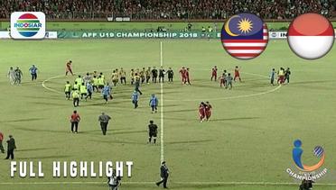 Malaysia (4) vs (3) Indonesia - Full Highlight | AFF U19 Championship