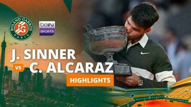Jannik Sinner vs Carlos Alcaraz - Highlights | Roland Garros 2025