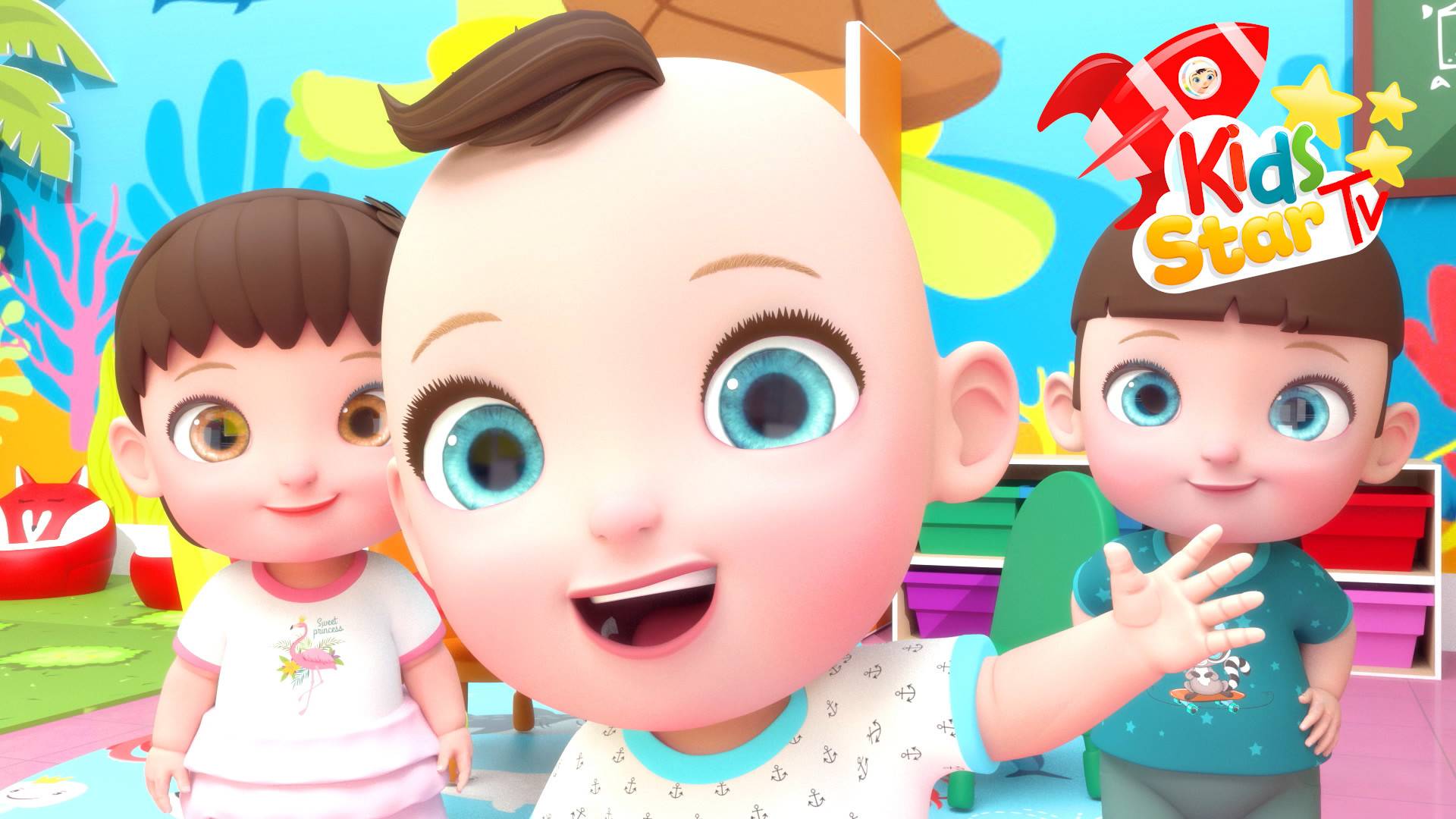 First Day of School Song - Nursery Rhymes and Kids Songs - Kids Star TV -  مرحبا اغنية | Vidio