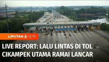 Live Report: Arus Mudik di Tol Cikampek Utama, Lalu Lintas Ramai Lancar | Liputan 6