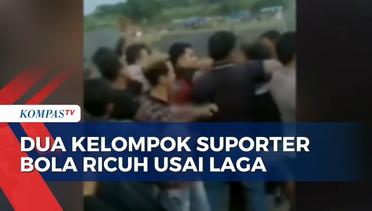 Dua Kelompok Suporter Bola Antar Kampung di Serang Banten Terlibat Kericuhan!