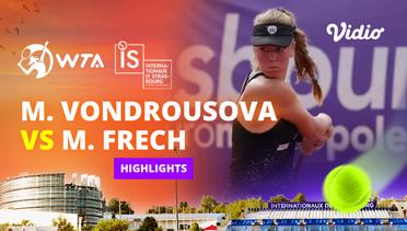 Marketa Vondrousova vs Magdalena Frech - Highlights | WTA Internationaux de Strasbourg 2024