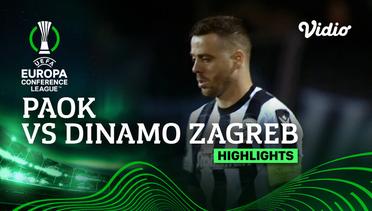 PAOK vs Dinamo Zagreb - Highlights | UEFA Europa Conference League 2023/24