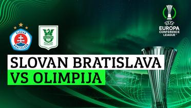 Slovan Bratislava vs Olimpija - Full Match | UEFA Europa Conference League 2023/24