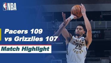Match Highlight  | Indiana Pacers 109 vs 107 Memphis Grizzlies | NBA Pre-Season 2021/2022