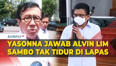 Yasonna Laoly Bantah Keras Pernyataan Alvin Lim Soal Sambo Tak Tidur di Lapas: Asal Ngomong Aja