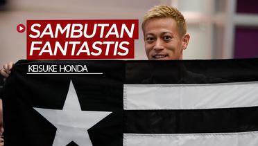 Keisuke Honda Disambut Fantastis di Brasil oleh Suporter Botafogo
