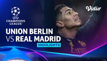 Union Berlin vs Real Madrid - Highlights | UEFA Champions League 2023/24