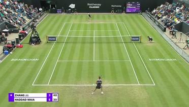 Match Highlights | Beatriz Haddad Maia vs Shuai Zhang | WTA Rothesay Classic Birmingham 2022