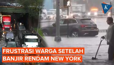 Warga New York Murka meski Banjir Telah Surut, Wali Kota Disemprot Presiden