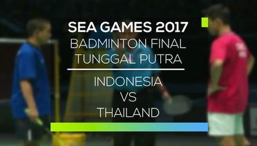 Badminton Final Tunggal Putra - Indonesia vs Thailand (Sea Games 2017)
