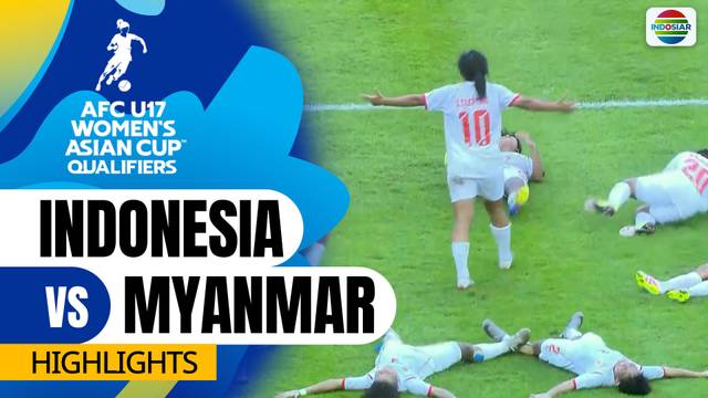 Indonesia VS Myanmar - Full Highlights | AFC U17 Women's Asian Cup Qualifiers
