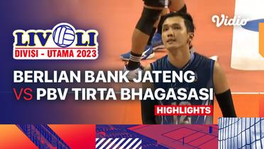Putra: Berlian Bank Jateng vs PBV Tirta Bhagasasi Bekasi - Highlights | Livoli Divisi Utama 2023