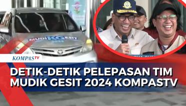 Pelepasan Tim Mudik Gesit 2024 KompasTV, Menhub Budi Karya Sumadi: Jaga Kesehatan